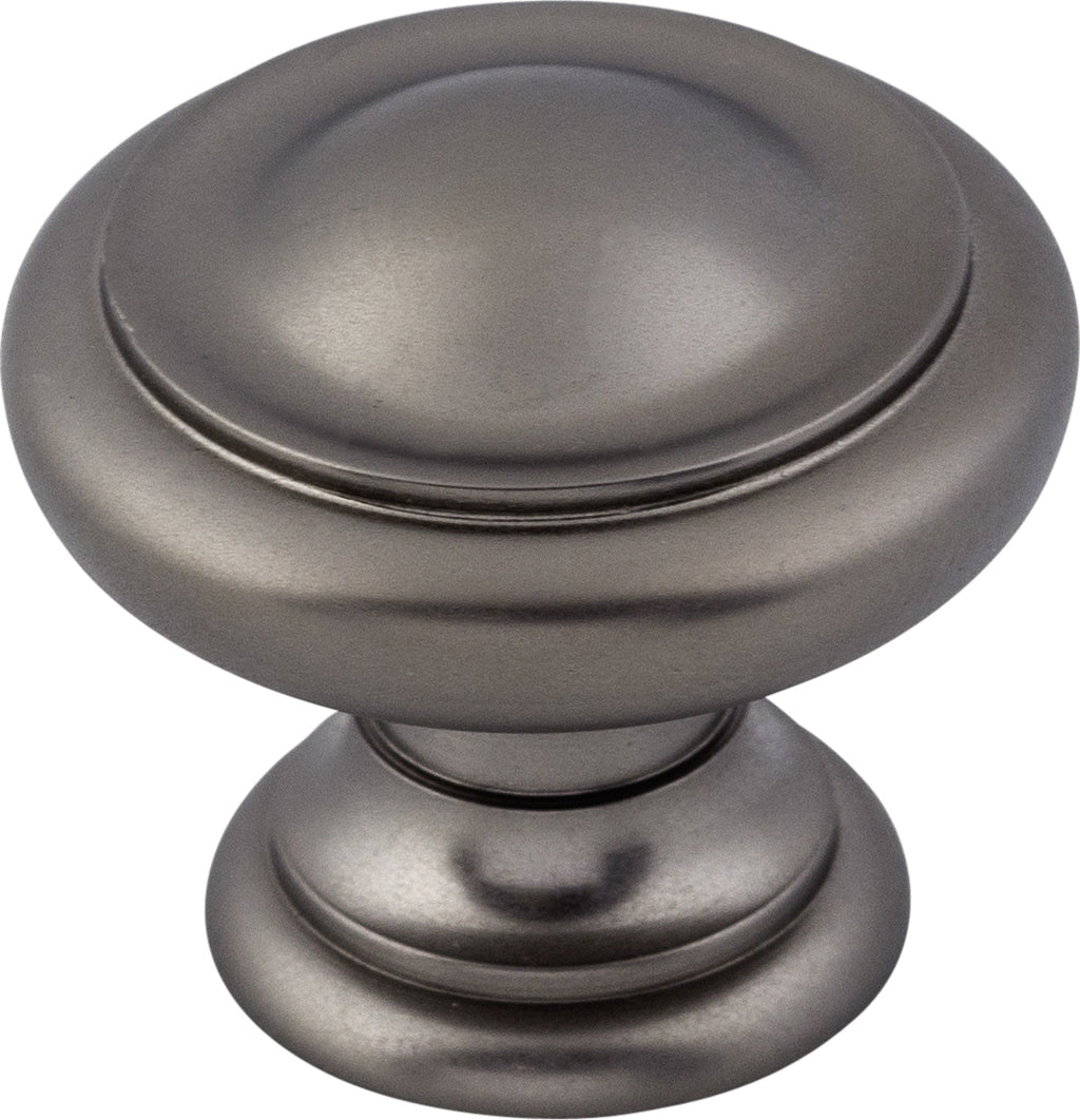 Top Knobs Dome Series 1-1/8"L Knob, Ash Gray