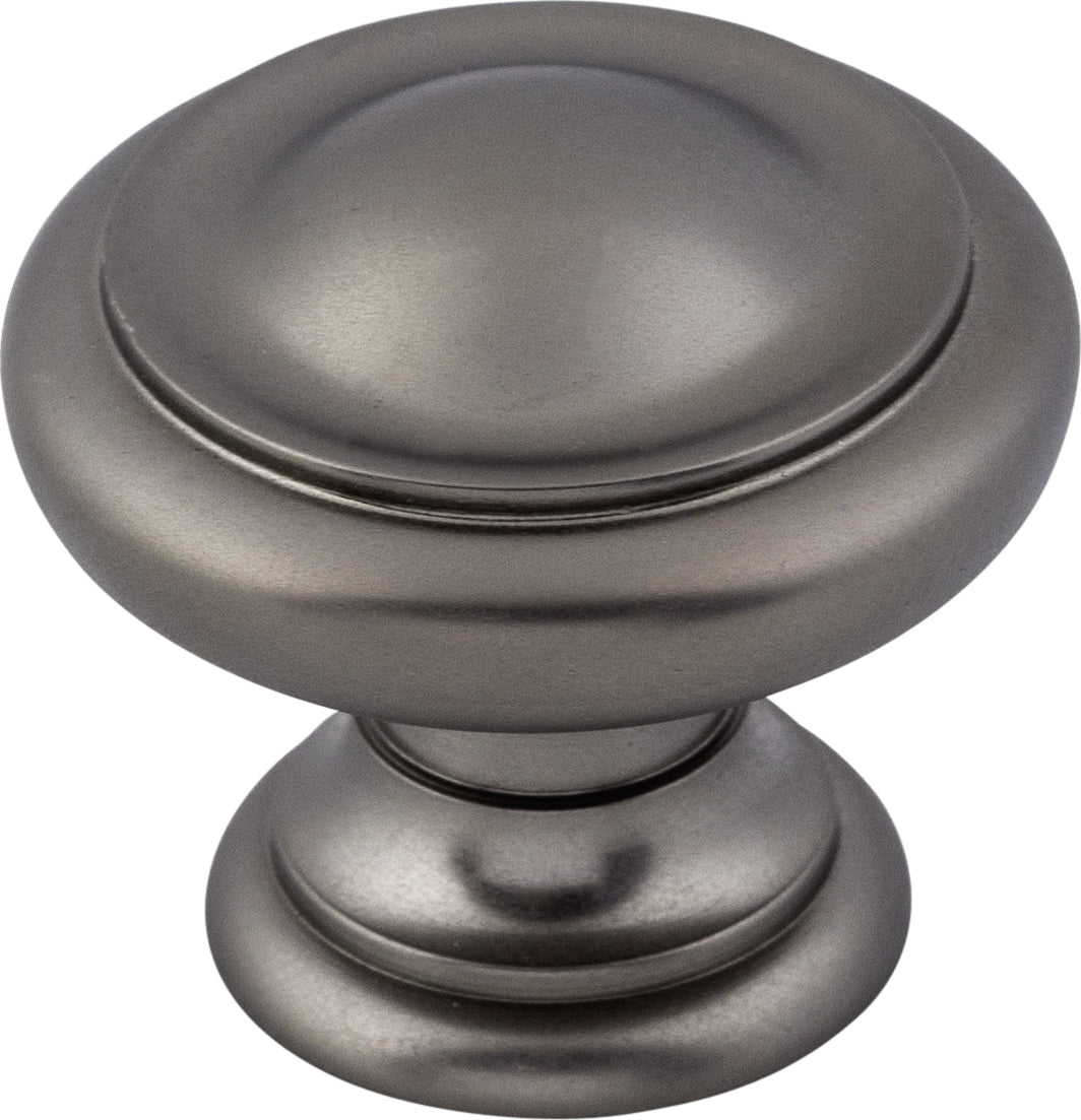 Top Knobs Dome Series 1-1/8"L Knob, Ash Gray