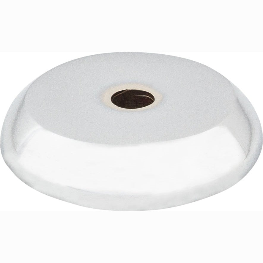 Top Knobs Aspen II Backplate Series 7/8"L Round, Polished Chrome