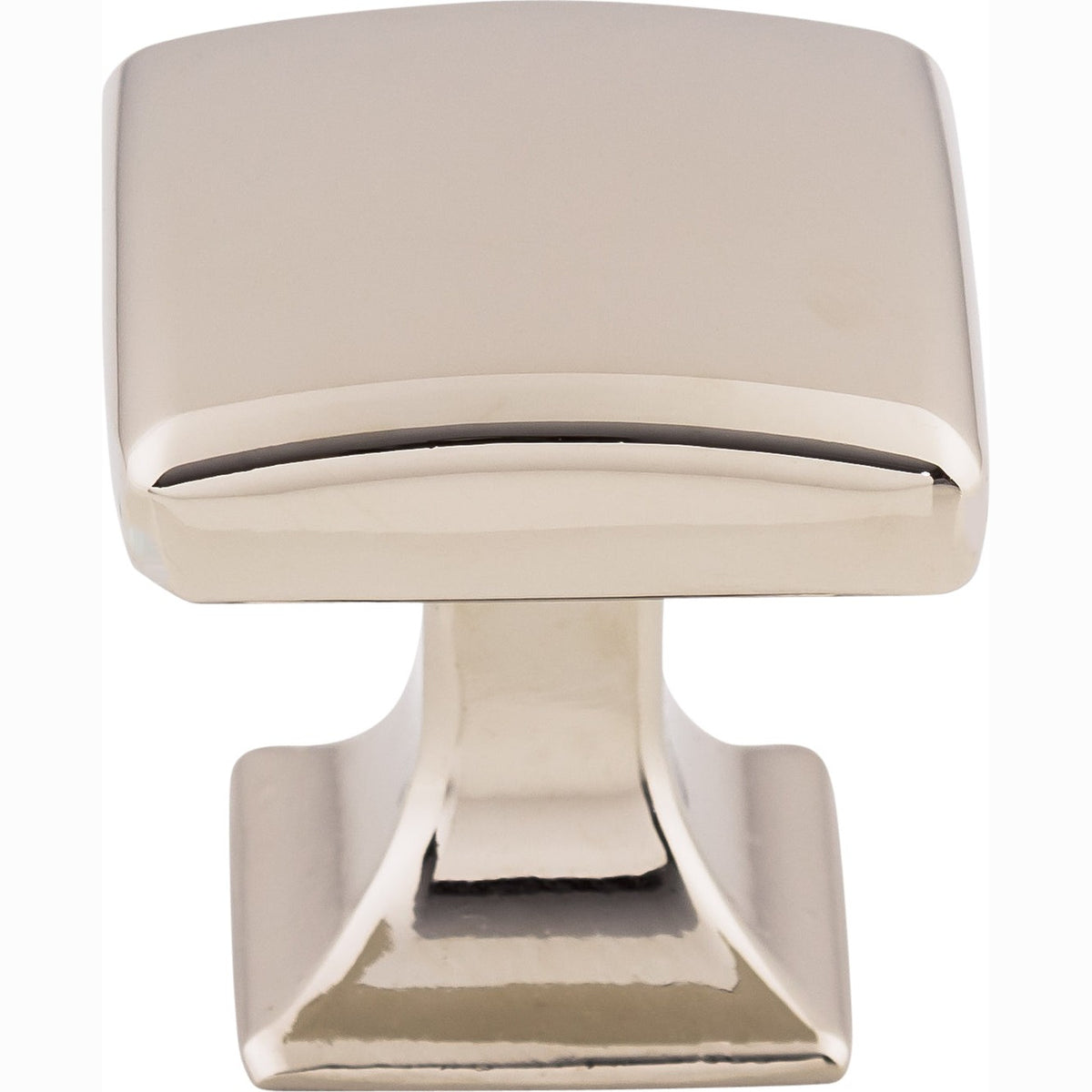 Top Knobs Contour Series 1-1/8"L Knob, Polished Nickel