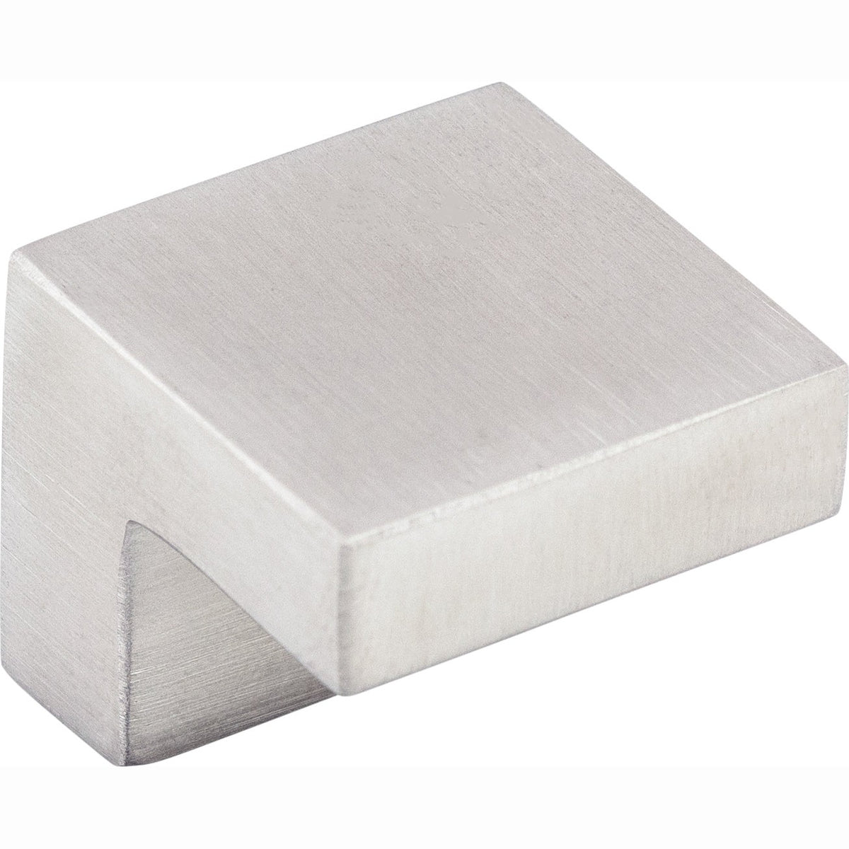 Top Knobs Square Series 1"L Knob, Brushed Stainless Steel