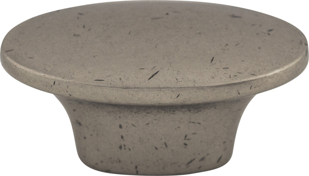 Top Knobs Oval Series 1-1/2"L Knob, Pewter Antique