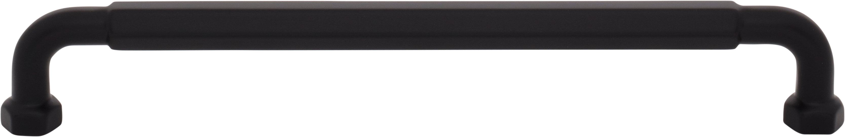 Top Knobs Dustin Series 7-9/16"(192mm) CC Pull, Flat Black