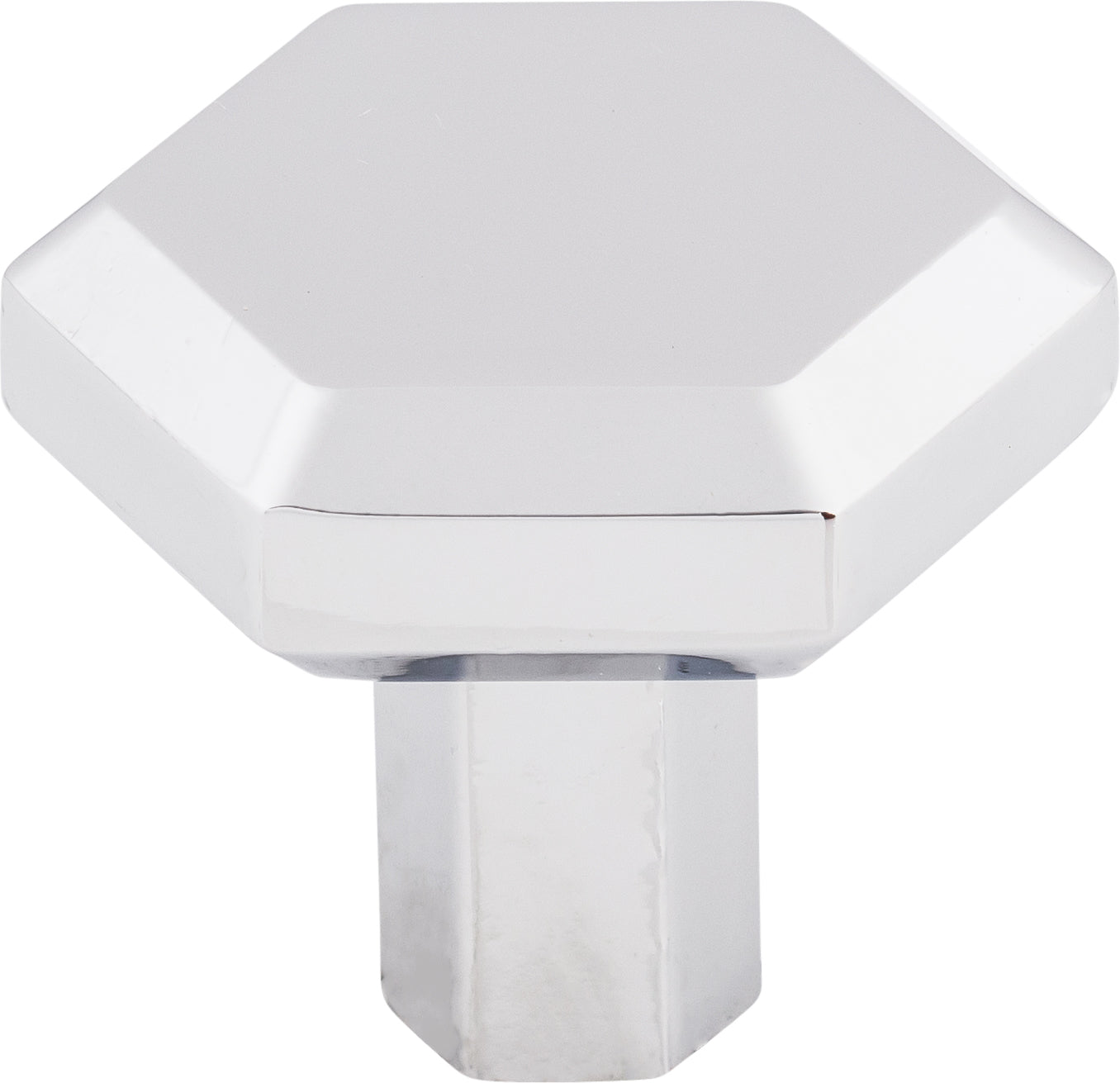 Top Knobs Lydia Series 1-1/4"L Knob, Polished Chrome
