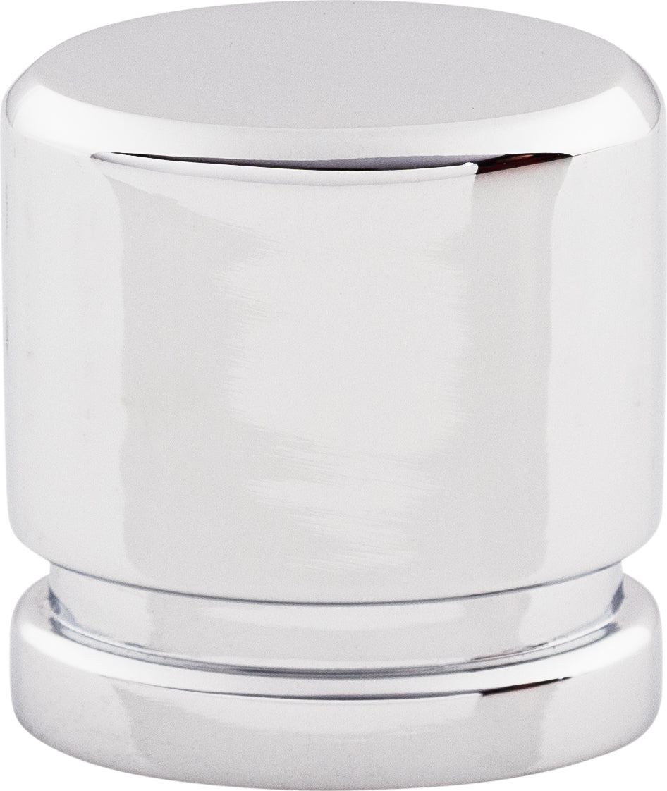 Top Knobs Oval Series 1"L Knob, Polished Chrome