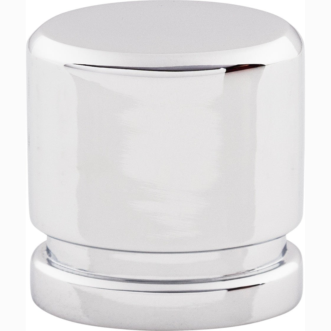 Top Knobs Oval Series 1"L Knob, Polished Chrome