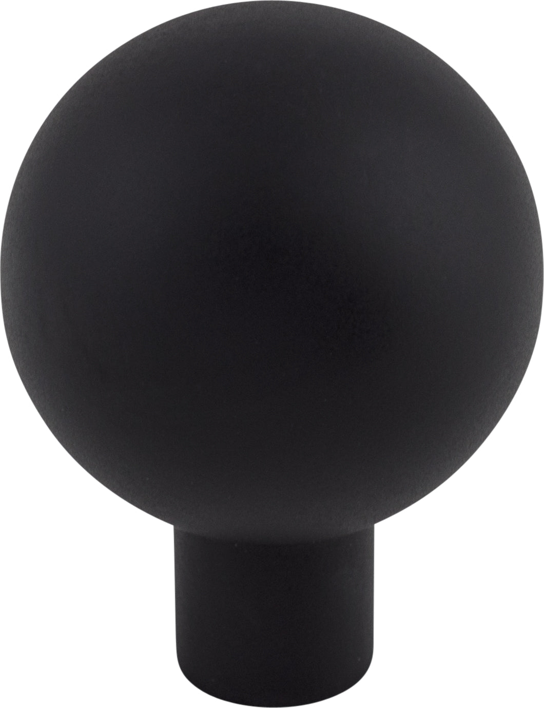 Top Knobs Brookline Series 1-1/8"L Knob, Flat Black
