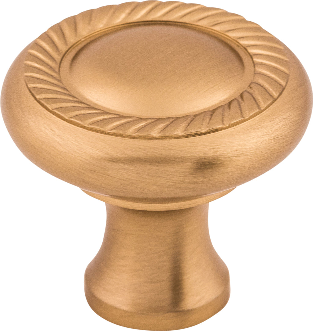 Top Knobs Swirl Cut Series 1-1/4"L Knob, Brushed Bronze