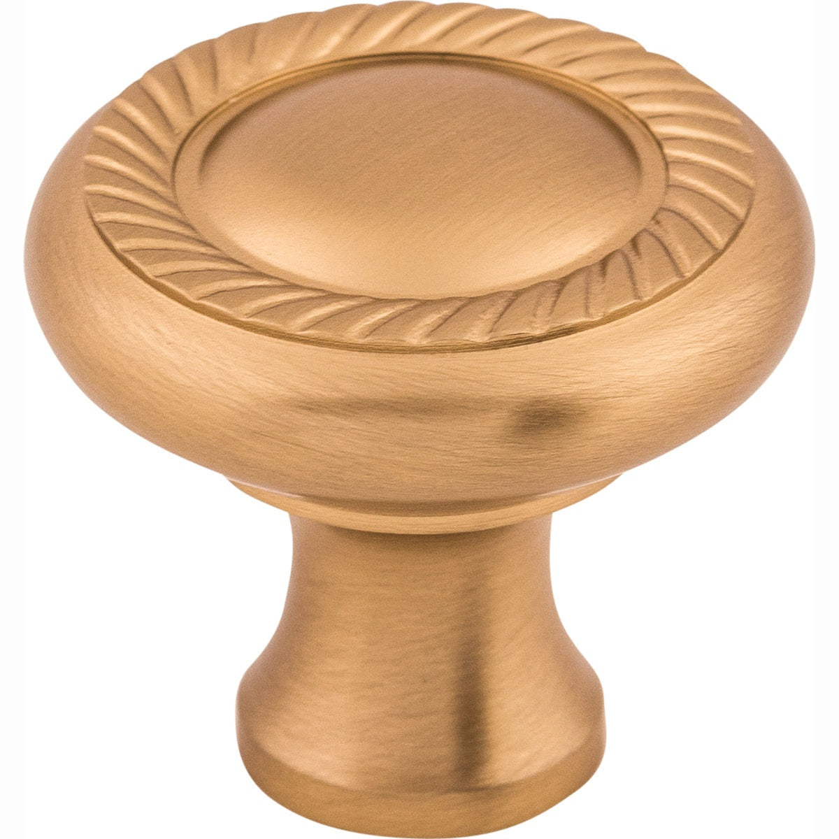 Top Knobs Swirl Cut Series 1-1/4"L Knob, Brushed Bronze