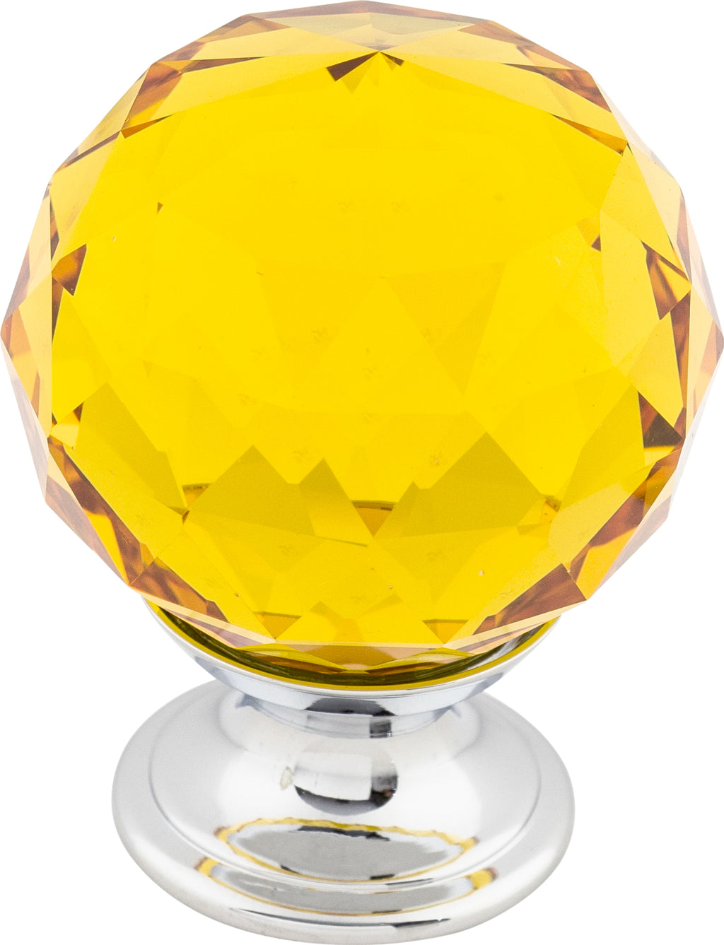 Top Knobs Amber Crystal Series 1-3/8"L Knob, 