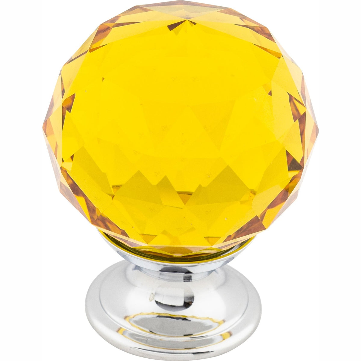 Top Knobs Amber Crystal Series 1-3/8"L Knob, 