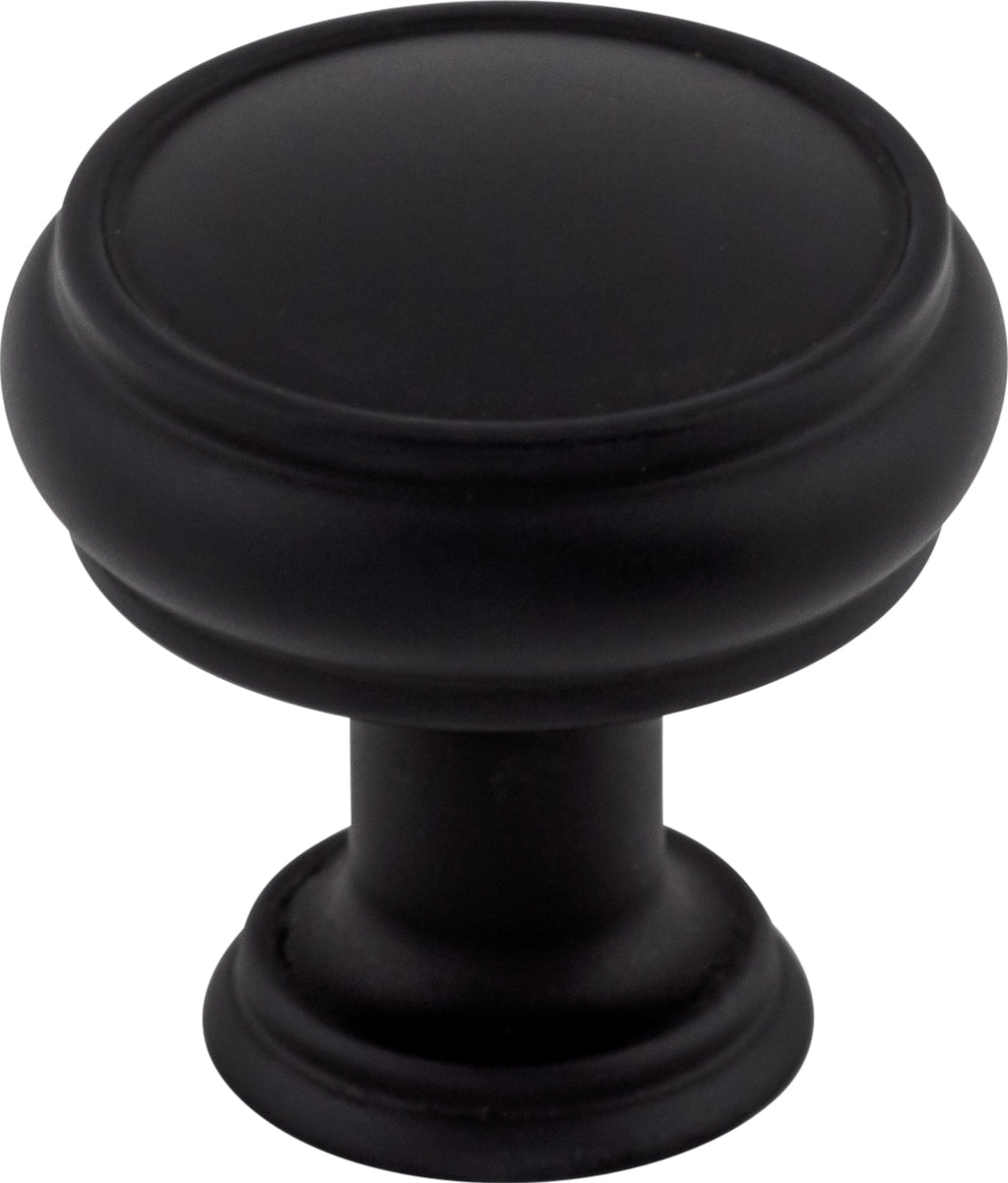 Top Knobs Eden Series 1-3/16"L Knob, Flat Black