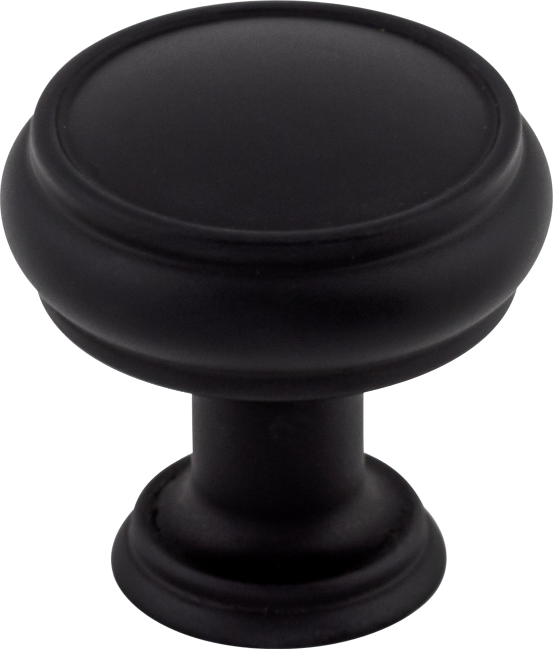 Top Knobs Eden Series 1-3/16"L Knob, Flat Black