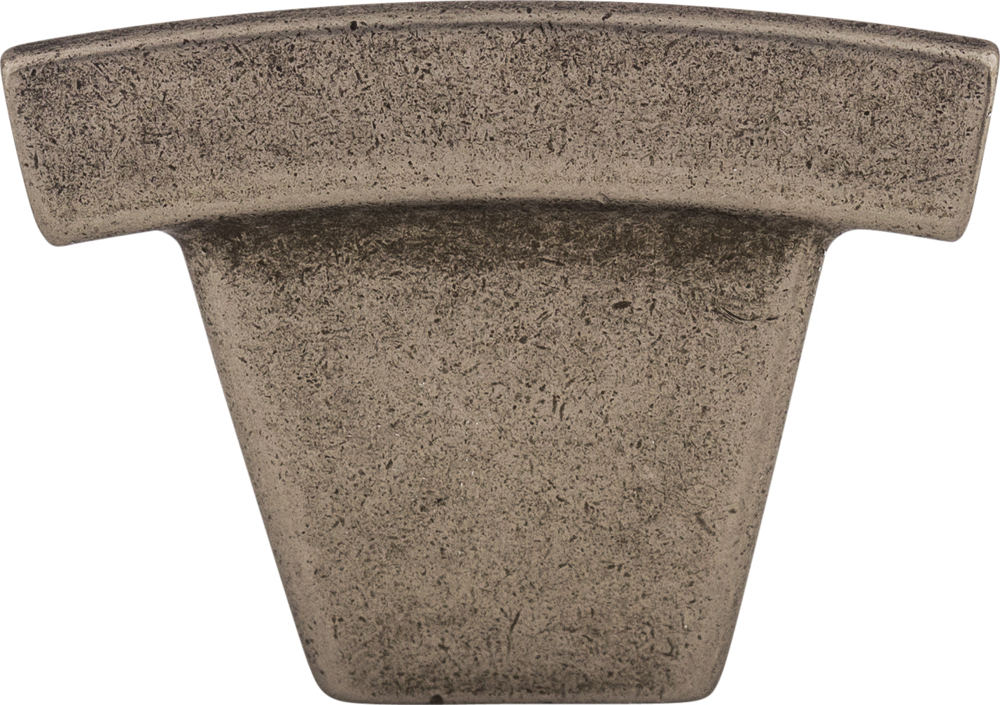 Top Knobs Arched Series 1-1/2"L Knob, Pewter Antique