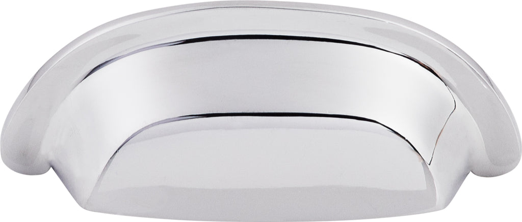 Top Knobs Aspen II Series 3"(76mm) CC Cup Pull, Polished Chrome