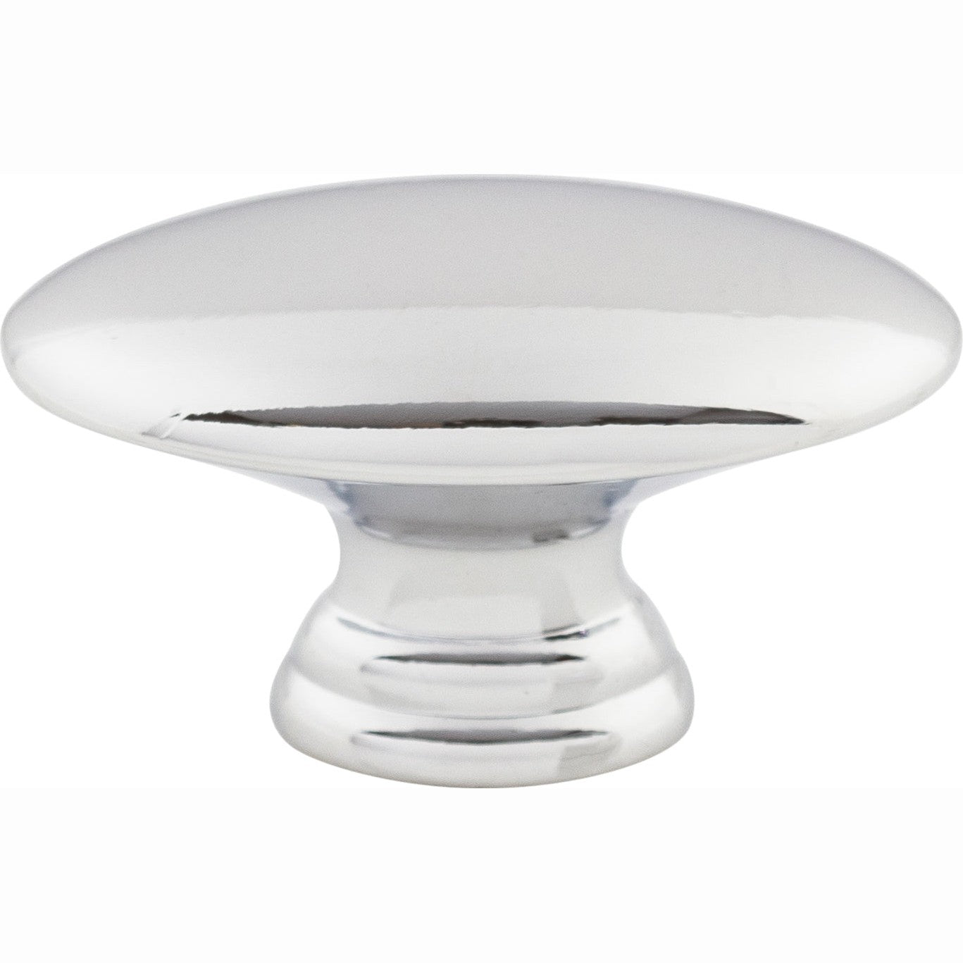 Top Knobs Oval Series 3/4"L Knob, Polished Chrome
