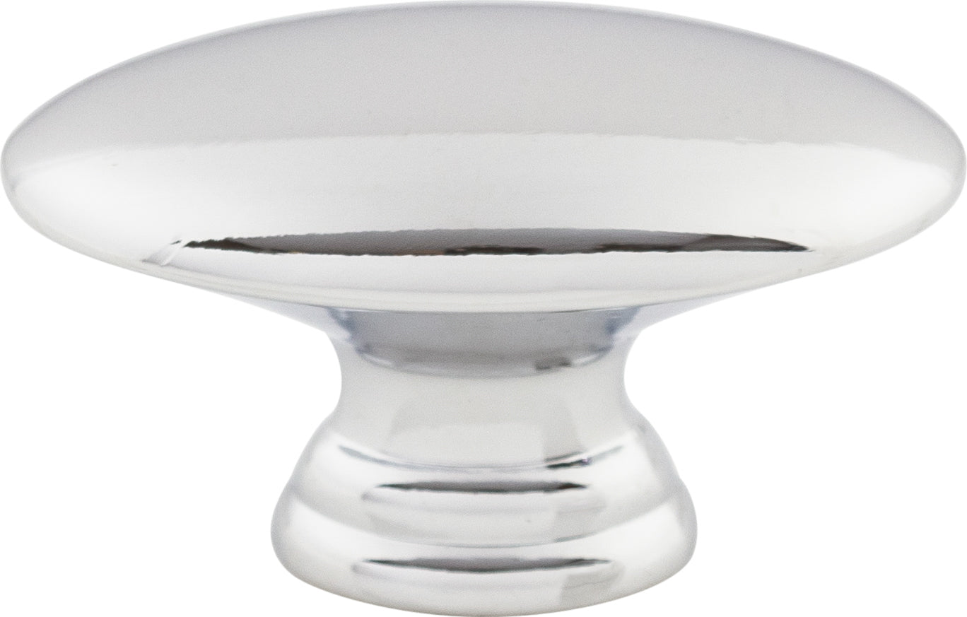 Top Knobs Oval Series 3/4"L Knob, Polished Chrome