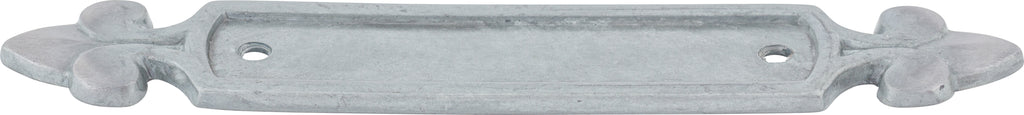 Top Knobs Dover Series 2-1/2"(64mm) CC Backplate, Pewter Light