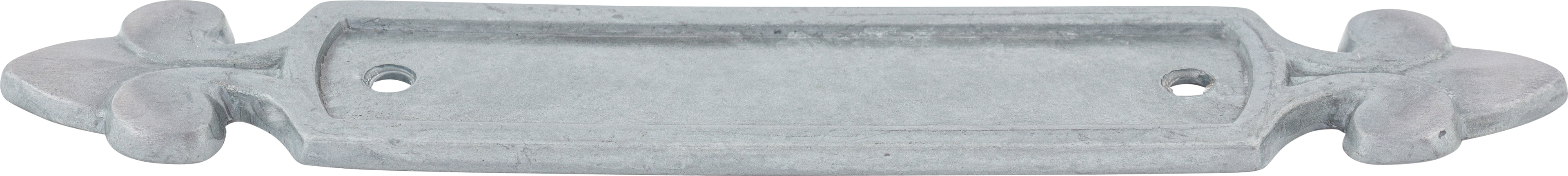 Top Knobs Dover Series 2-1/2"(64mm) CC Backplate, Pewter Light
