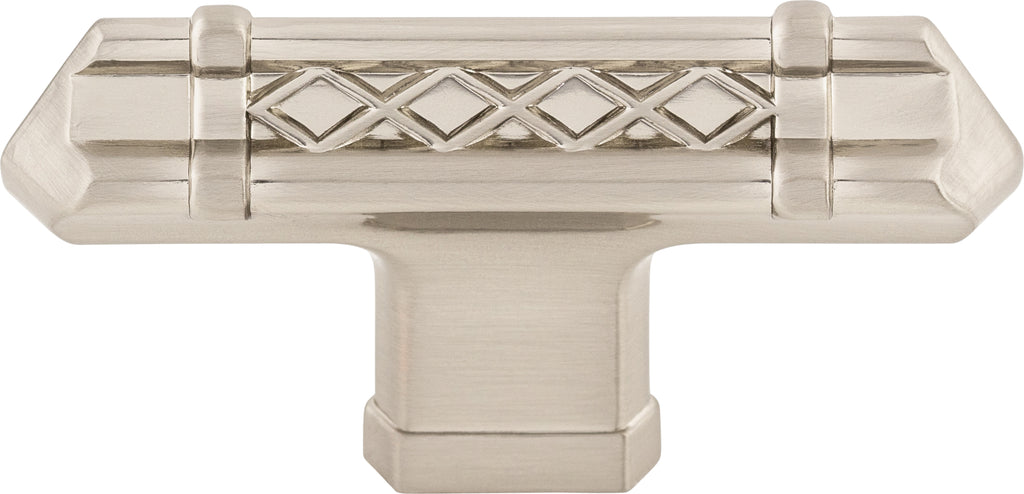 Top Knobs Tower Bridge Series 2-5/8"L T-Handle, Brushed Satin Nickel