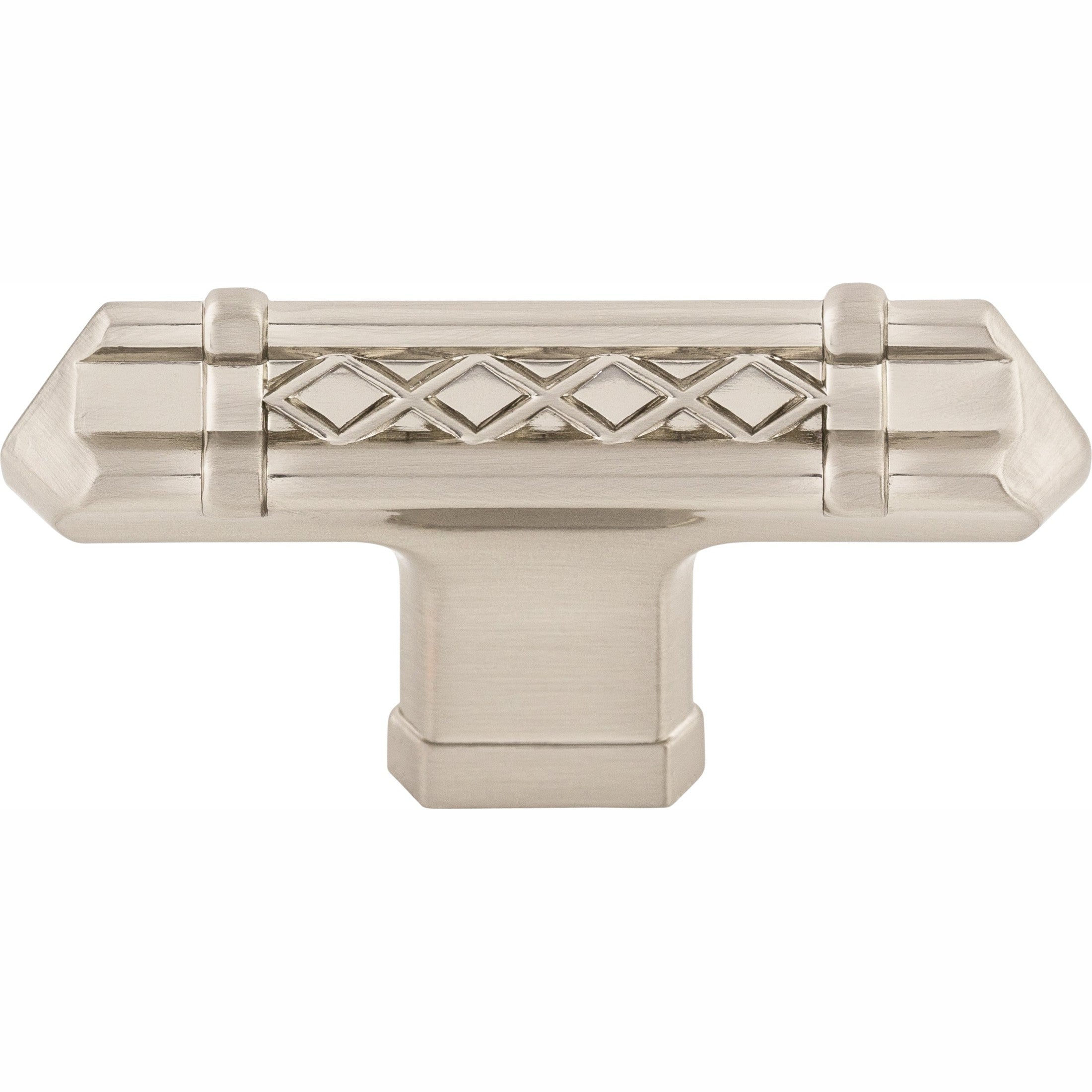 Top Knobs Tower Bridge Series 2-5/8"L T-Handle, Brushed Satin Nickel