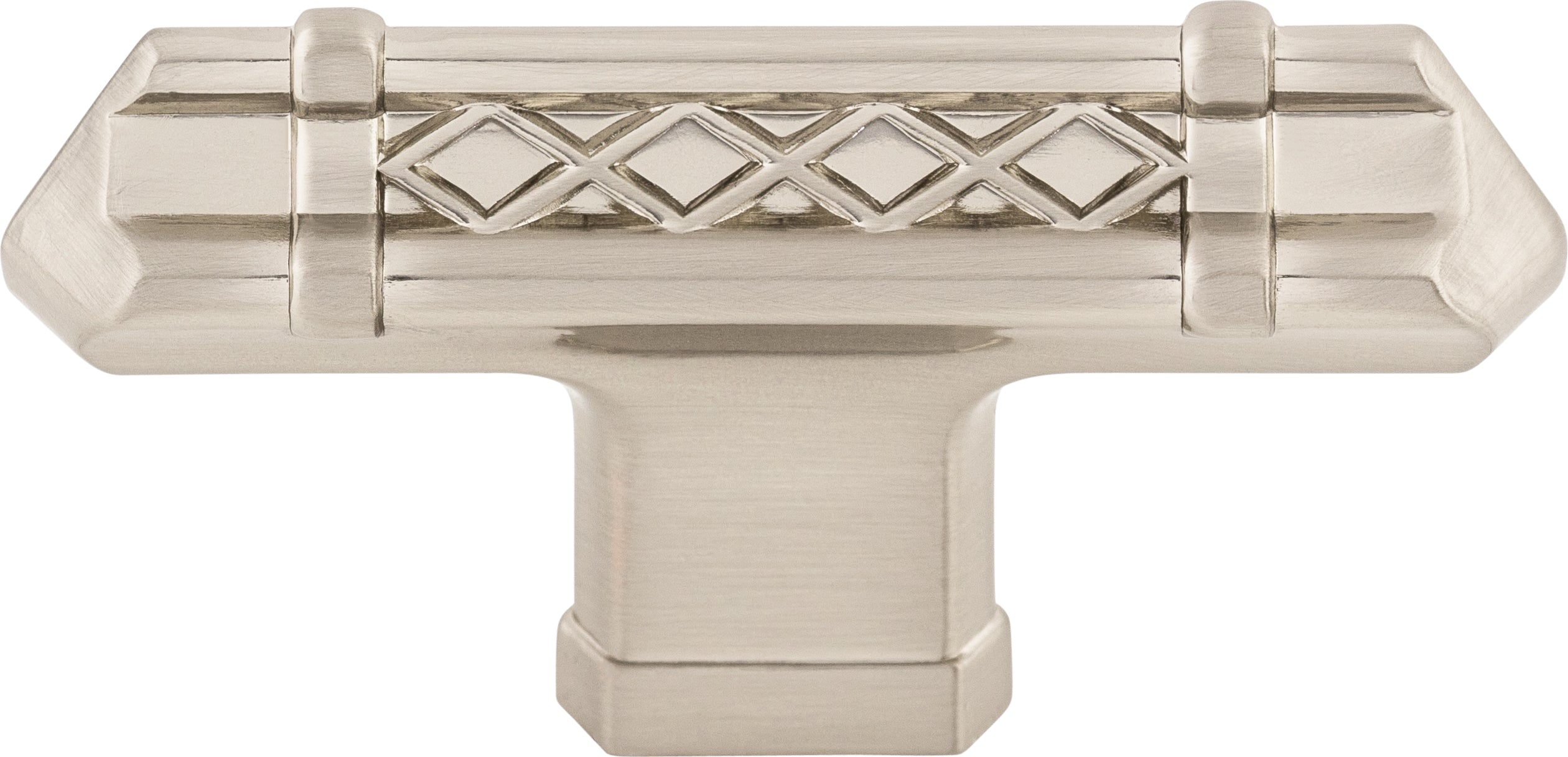 Top Knobs Tower Bridge Series 2-5/8"L T-Handle, Brushed Satin Nickel