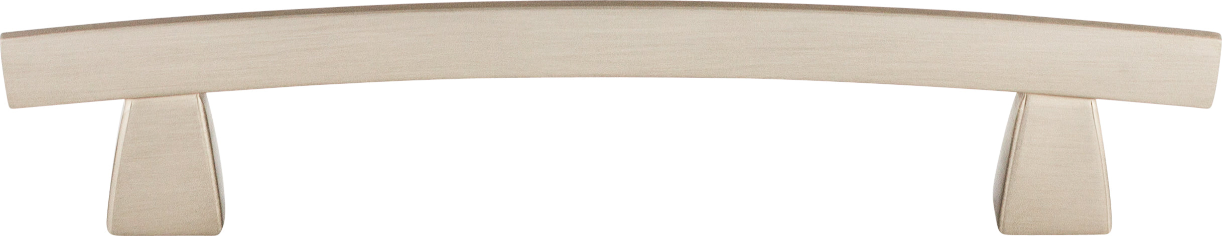 Top Knobs Arched Series 5"(127mm) CC Pull, Brushed Satin Nickel