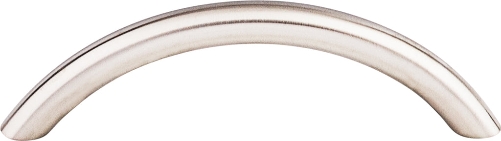 Top Knobs Solid Bowed Series 3-3/4"(95mm) CC Bar Pull, Brushed Stainless Steel