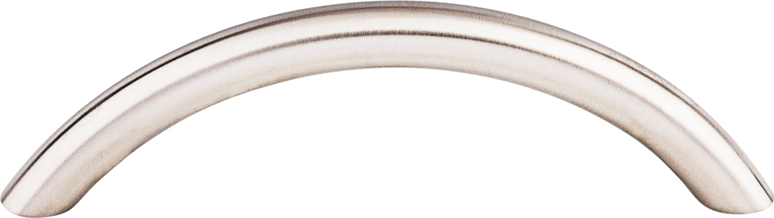 Top Knobs Solid Bowed Series 3-3/4"(95mm) CC Bar Pull, Brushed Stainless Steel