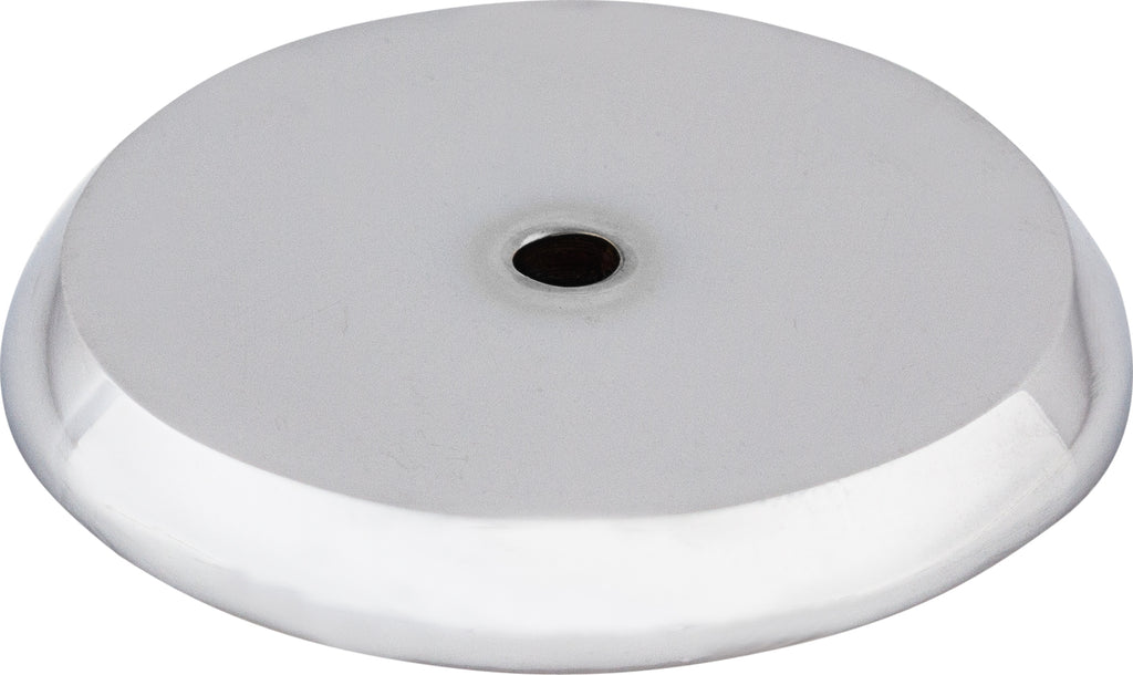 Top Knobs Aspen II Backplate Series 1-3/4"L Round, Polished Chrome
