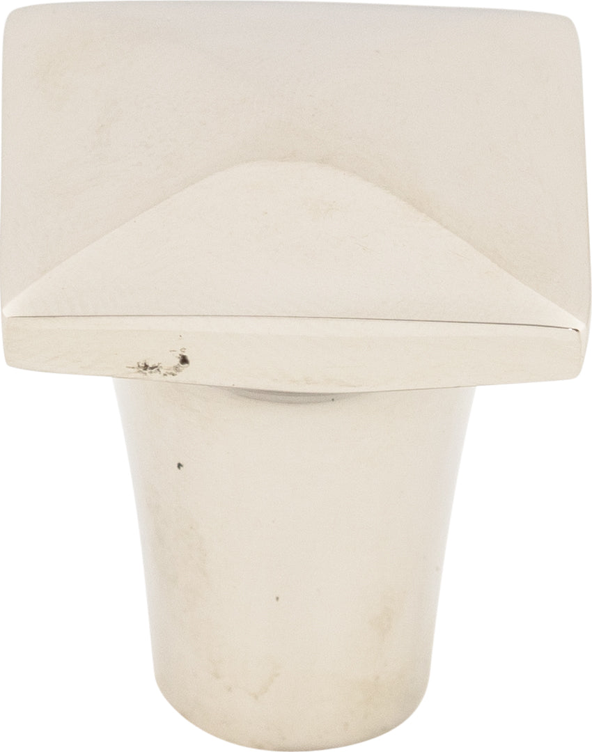 Top Knobs Aspen II Square Series 7/8"L Knob, Polished Nickel