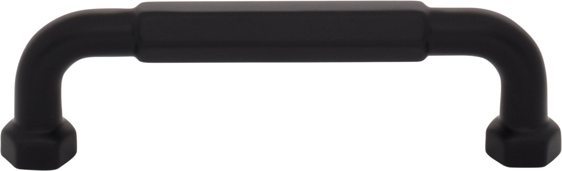 Top Knobs Dustin Series 3-3/4"(95mm) CC Pull, Flat Black