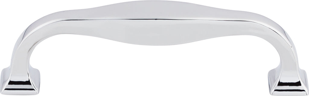 Top Knobs Contour Series 3-3/4"(95mm) CC Pull, Polished Chrome
