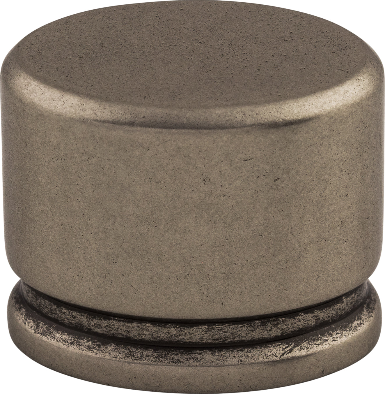 Top Knobs Oval Series 1-3/8"L Knob, Pewter Antique