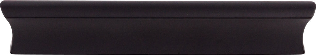 Top Knobs Glacier Series 5"(127mm) CC Pull, Flat Black