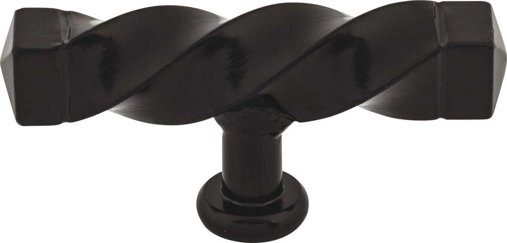 Top Knobs Square Twist Series 3-3/16"L T-Handle, Patina Black