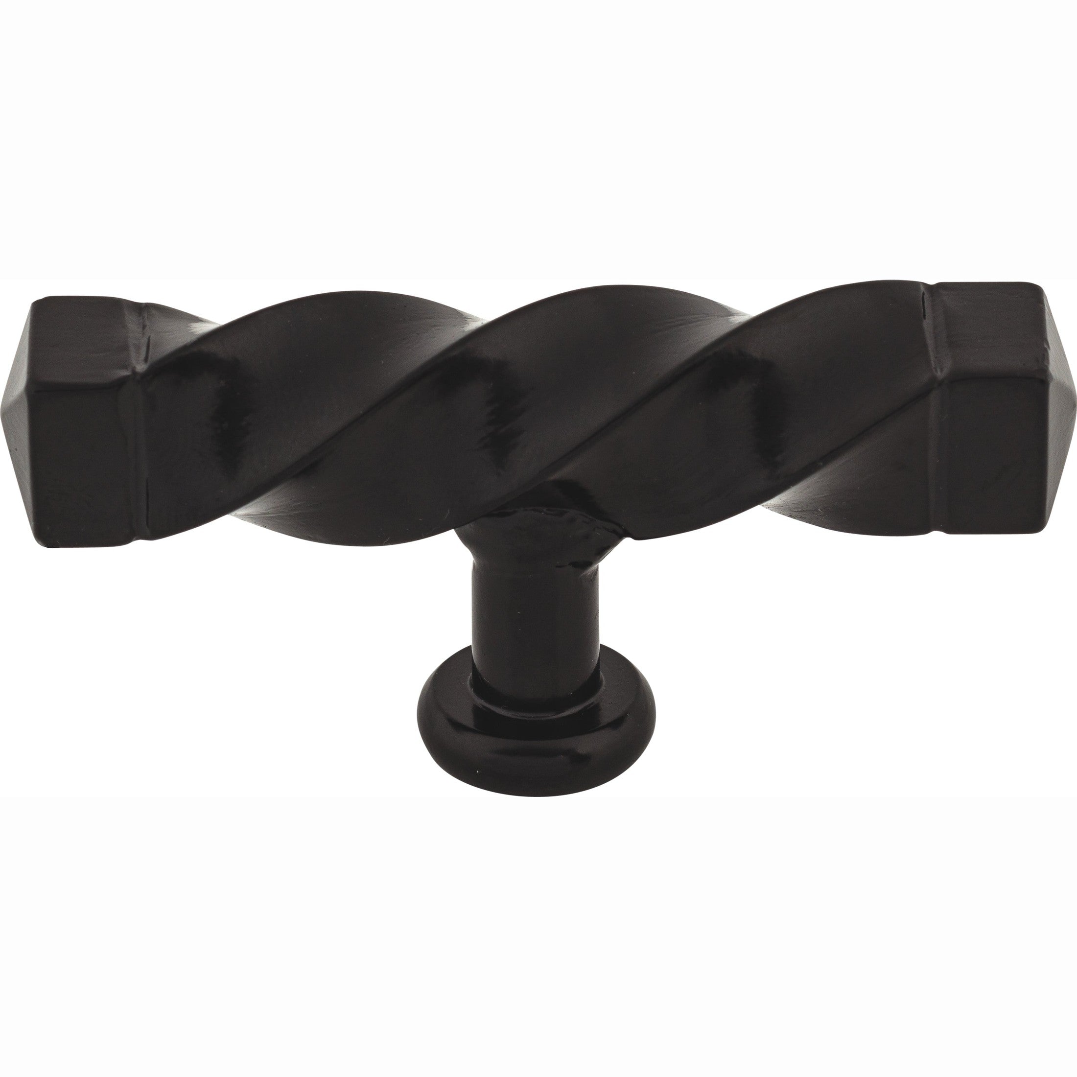 Top Knobs Square Twist Series 3-3/16"L T-Handle, Patina Black