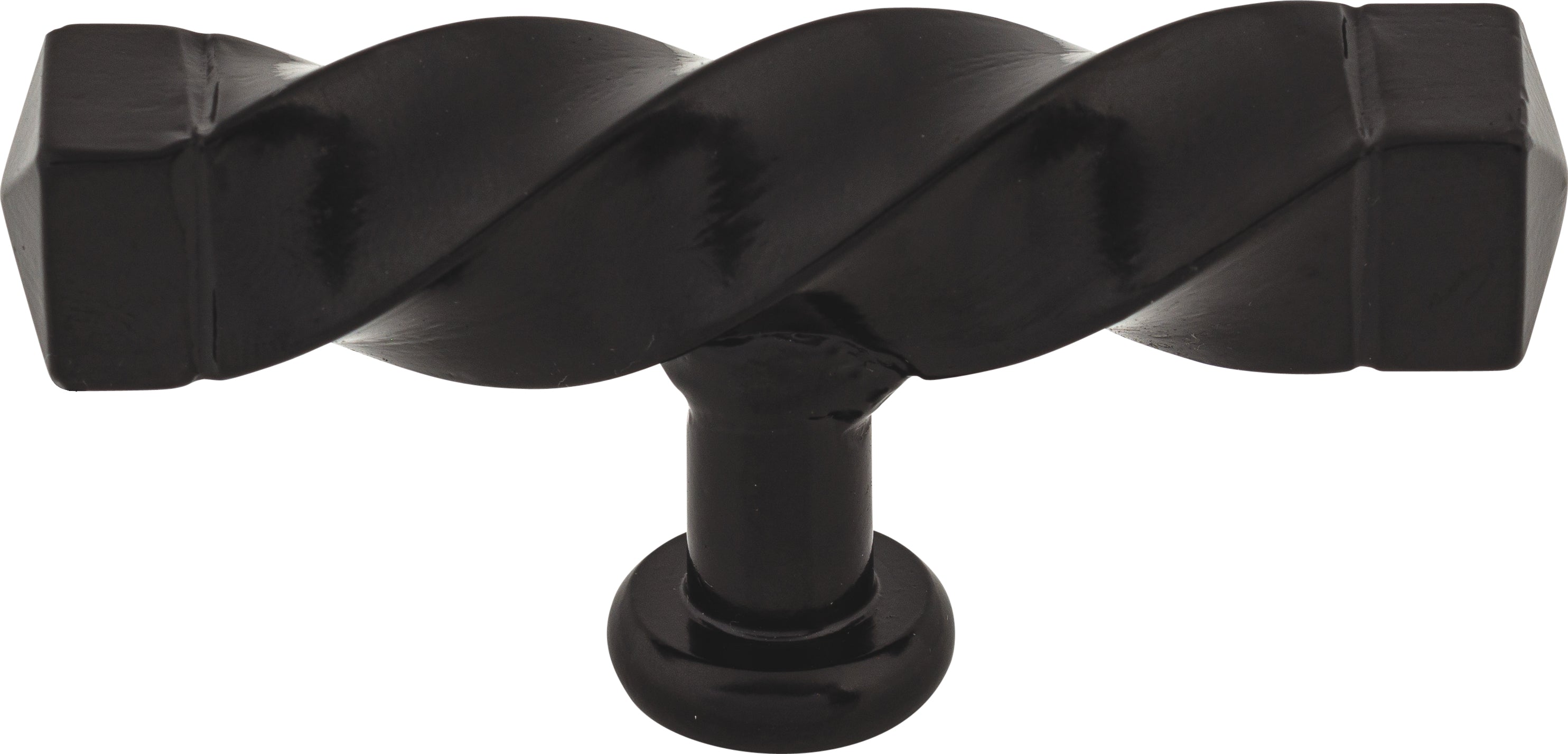 Top Knobs Square Twist Series 3-3/16"L T-Handle, Patina Black