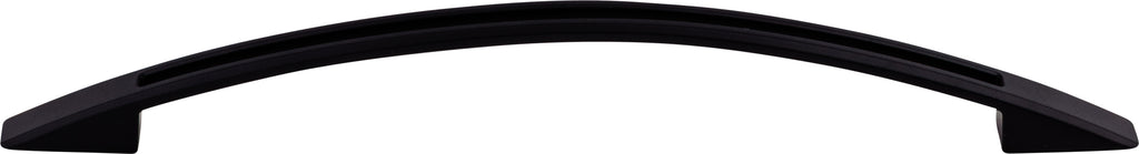 Top Knobs Tango Series 7-1/2"(191mm) CC Cut Out Pull, Flat Black