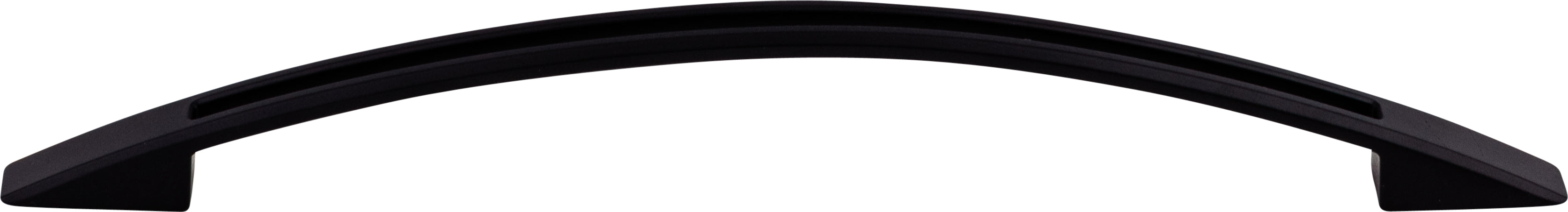 Top Knobs Tango Series 7-1/2"(191mm) CC Cut Out Pull, Flat Black