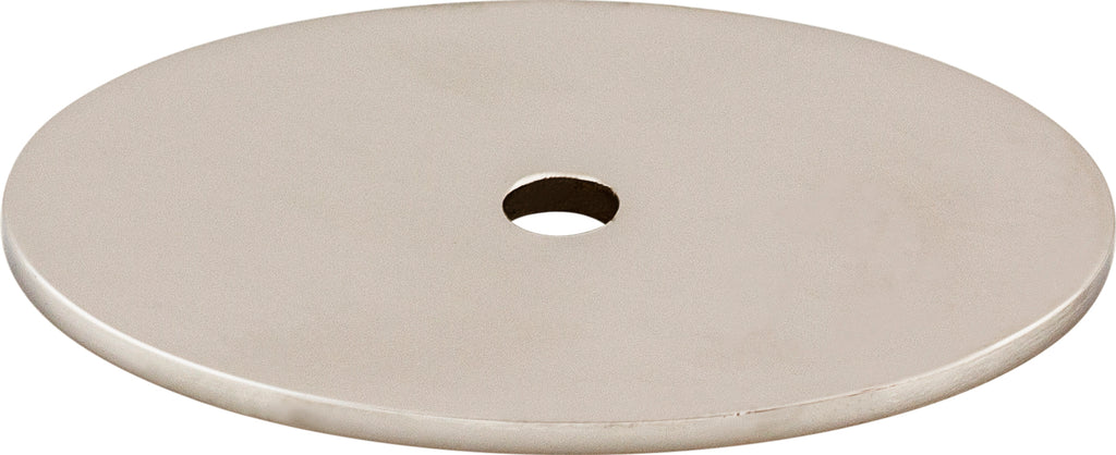 Top Knobs Oval Series 1-3/4"L Backplate, Polished Nickel