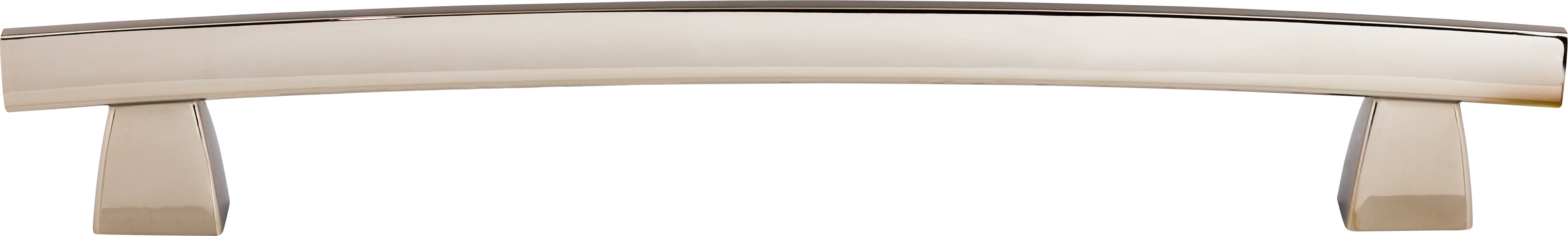 Top Knobs Arched Series 12"(304mm) CC Appliance Pull, Polished Nickel