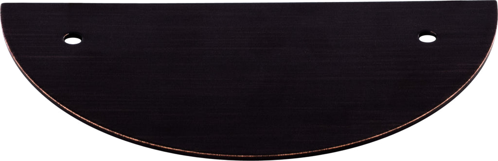 Top Knobs Half Circle Series 3-1/2"(89mm) CC Backplate, Tuscan Bronze