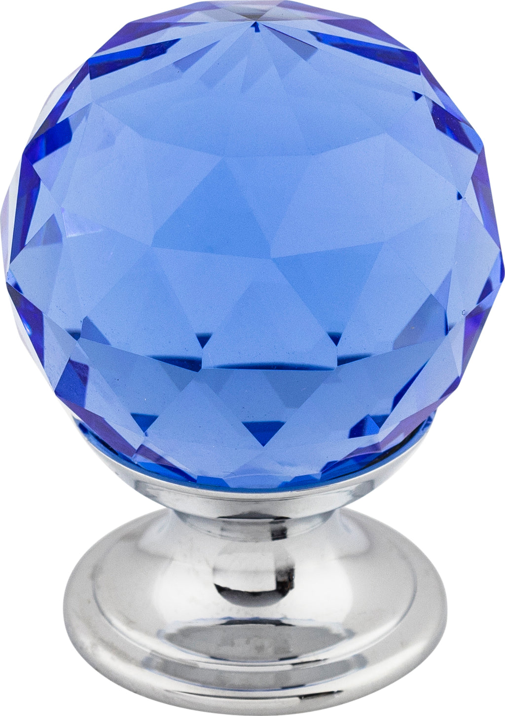 Top Knobs Blue Crystal Series 1-1/8"L Knob, 