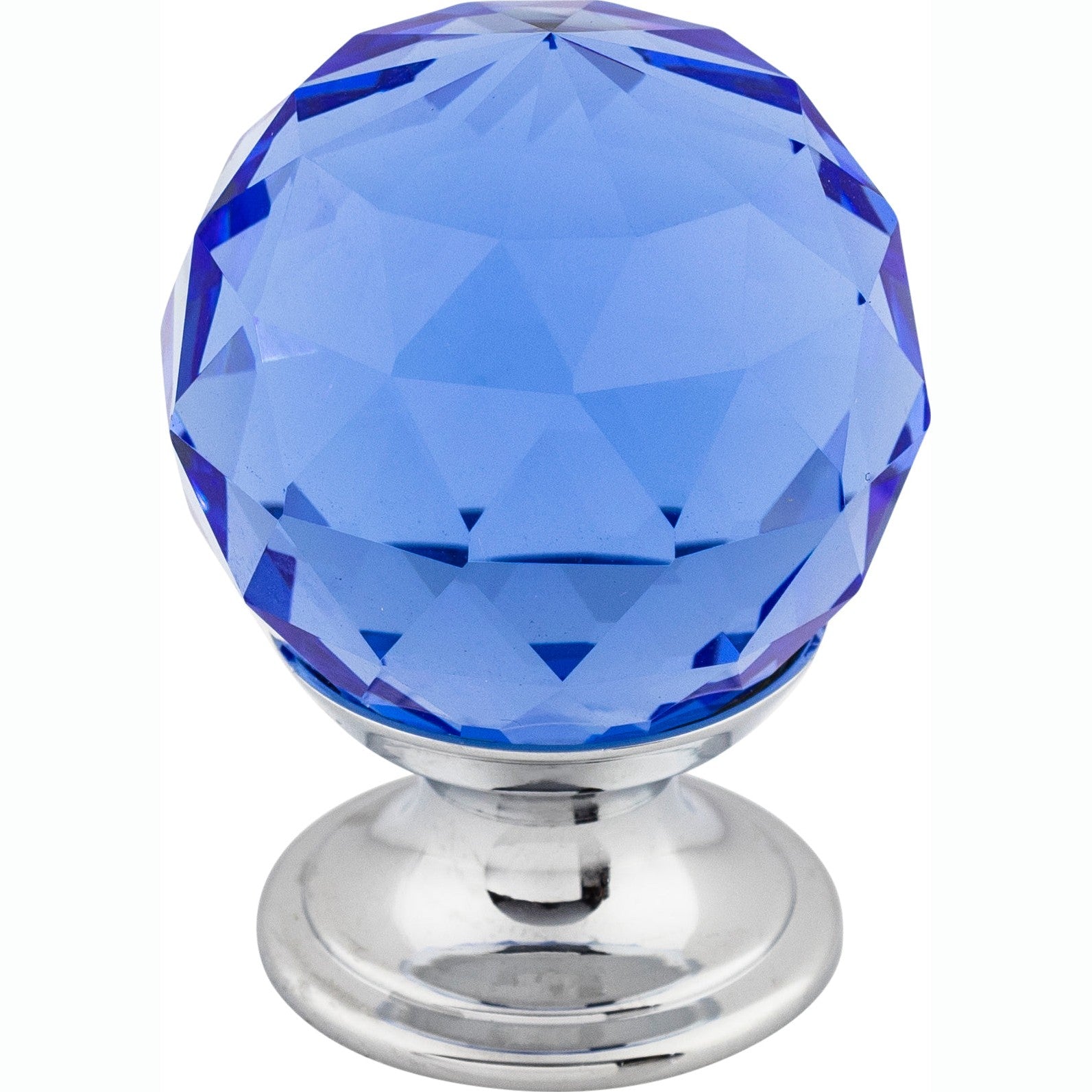 Top Knobs Blue Crystal Series 1-1/8"L Knob, 