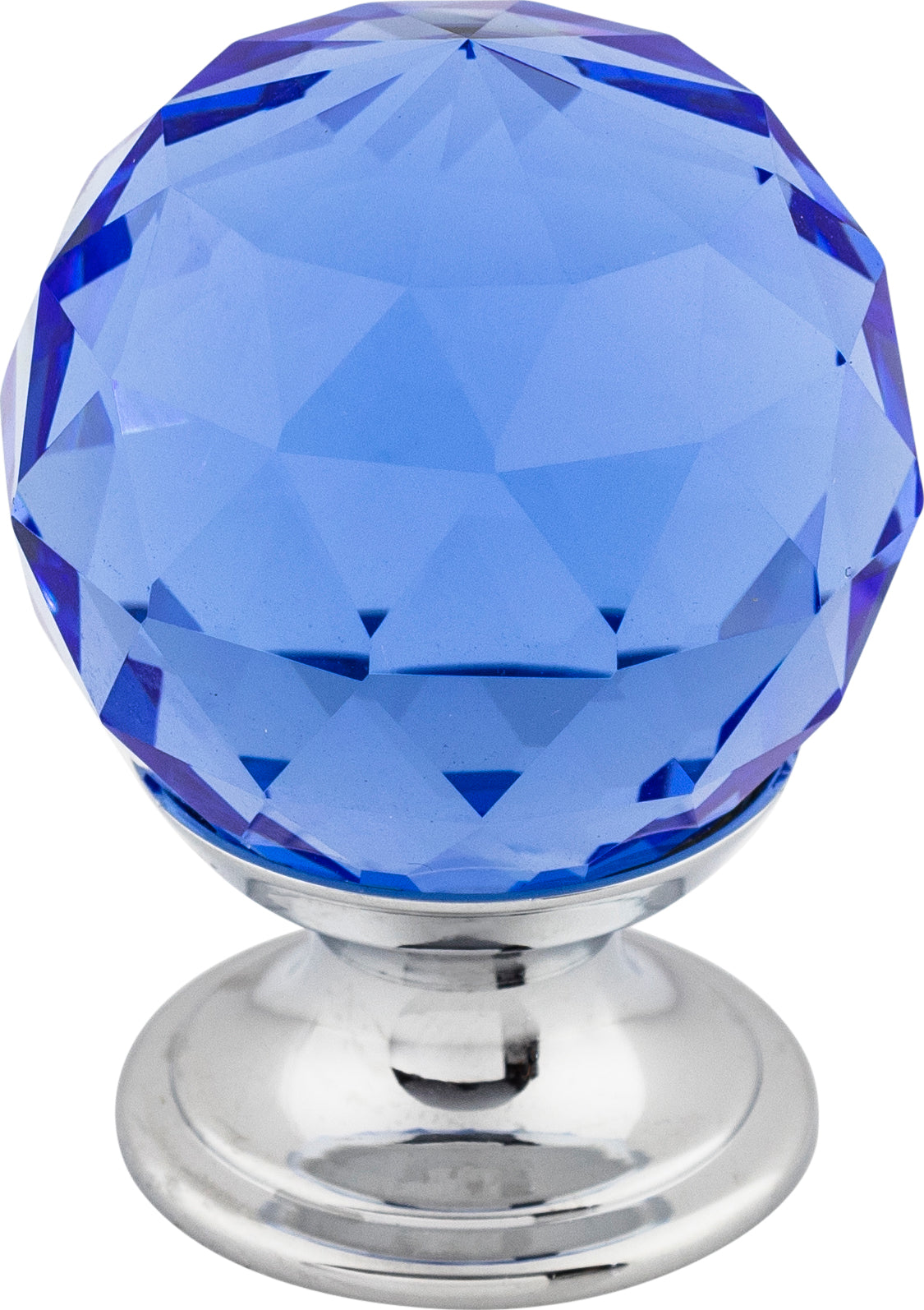 Top Knobs Blue Crystal Series 1-1/8"L Knob, 