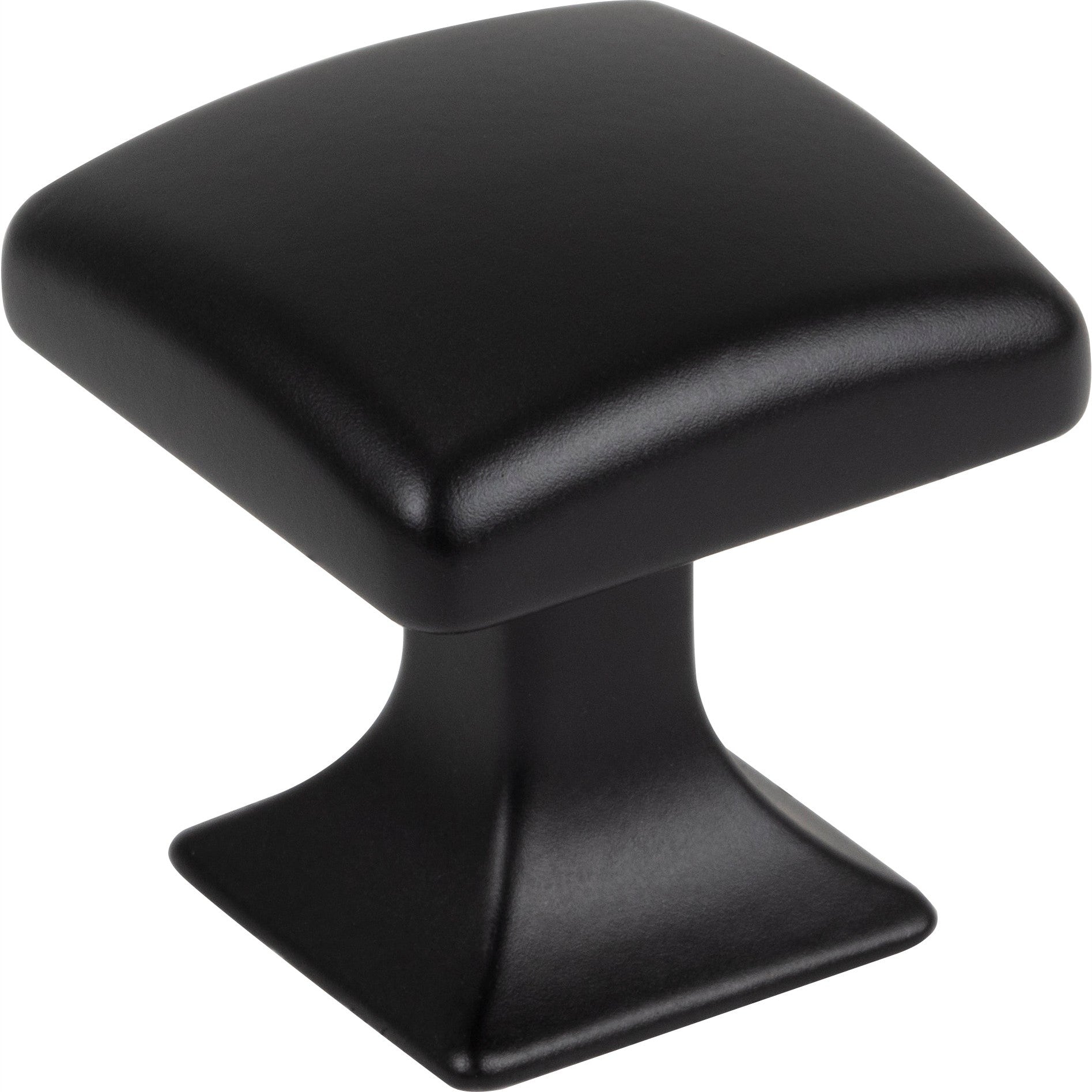 Top Knobs Contour Series 1-1/8"L Knob, Flat Black