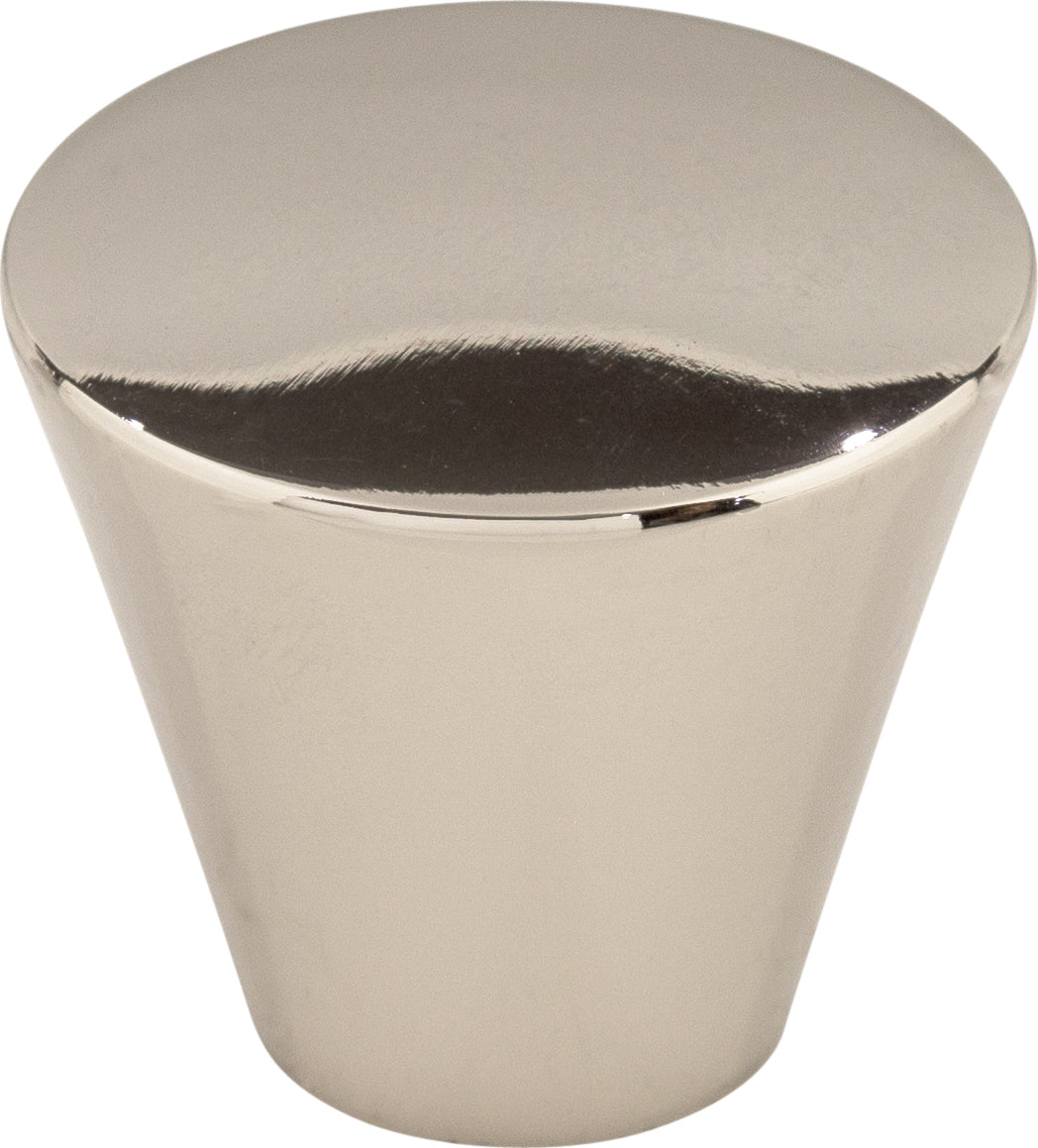 Top Knobs Cone Series 1-1/16"L Knob, Polished Nickel