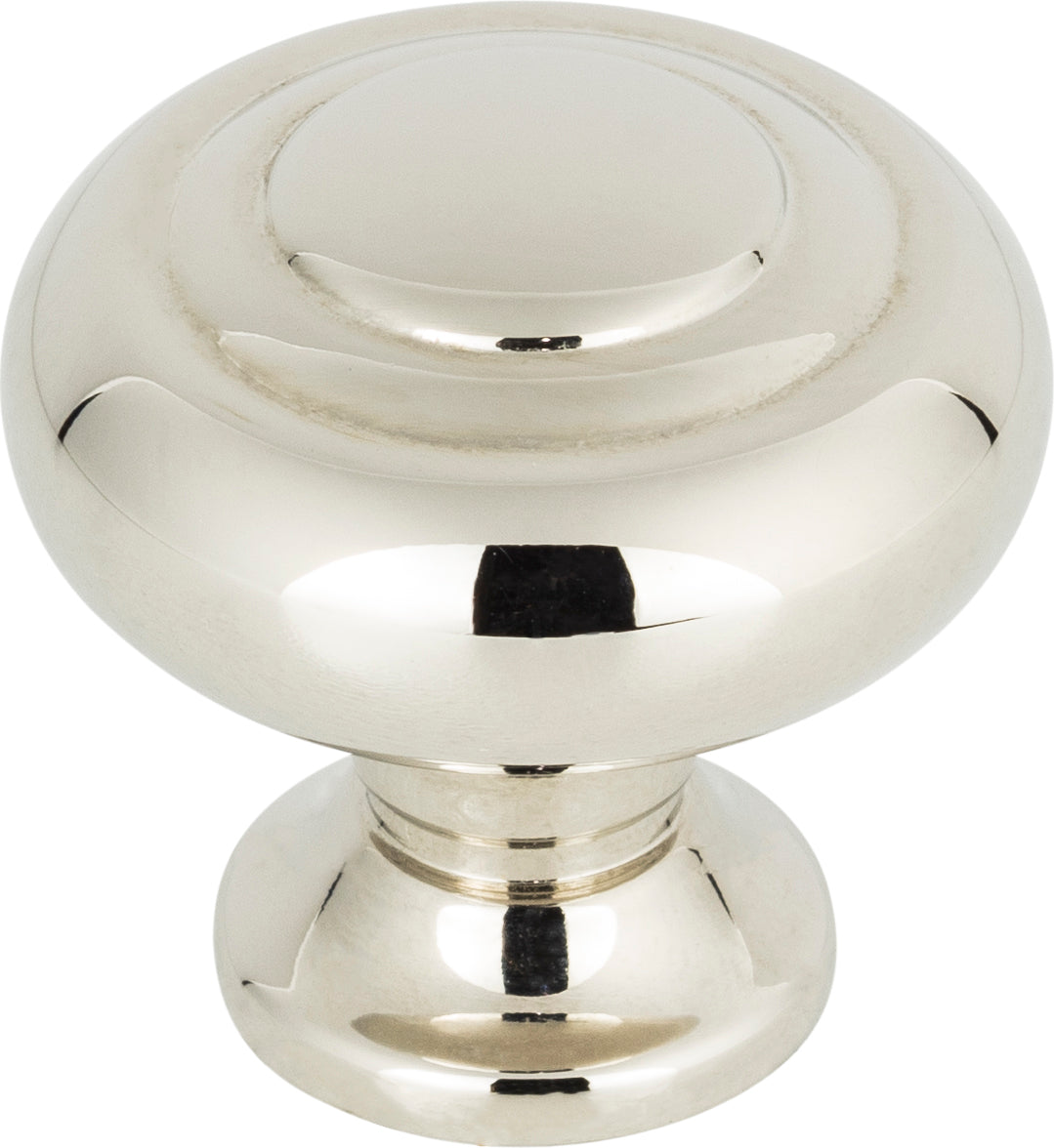 Top Knobs Kent Series 1-1/4"L Knob, Polished Nickel