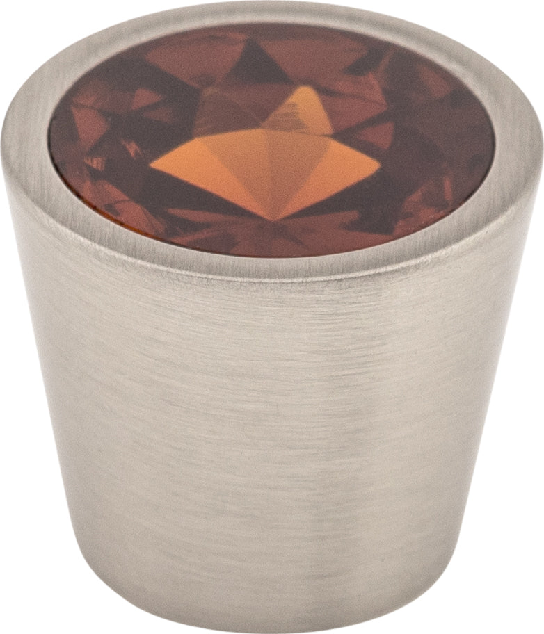 Top Knobs Wine Crystal Center Series 3/4"L Knob, 